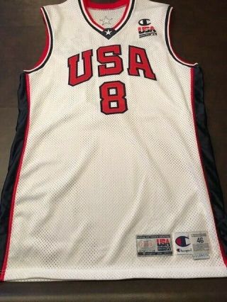 TIM HARDAWAY game - issued 2000 OLYMPIC JERSEY 2