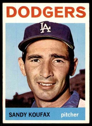 1964 Topps 200 Sandy Koufax Dodgers Nm,  To Nm - Mt