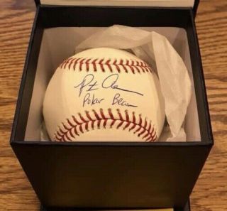 Pete Alonso Autographed York Mets " Polar Bear " Official Baseball Fanatics