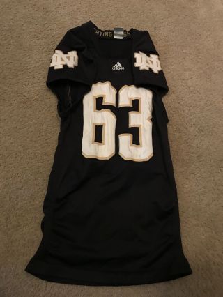 Adidas 2010 Team Issued Notre Dame Football Tech Fit Home Jersey