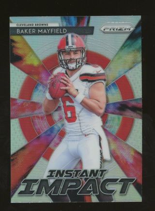 2018 Panini Prizm Instant Impact Baker Mayfield Browns Rc Rookie