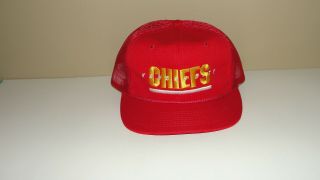 Cool Rare Vintage Sports Specialties Kansas City Chiefs Hat Red Patrick Mahomes