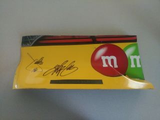 Kyle Busch And Joe Gibbs Signed Autographed Race Bumper Piece Photo Proof