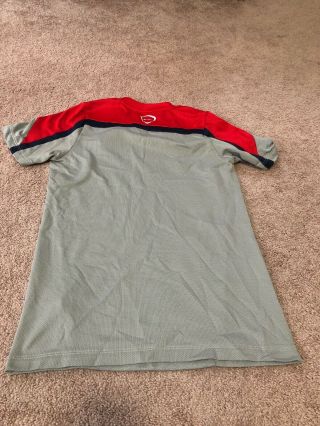 Men ' s Nike Dri - Fit USA Soccer Training Jersey Small Gray Red T Shirt 7