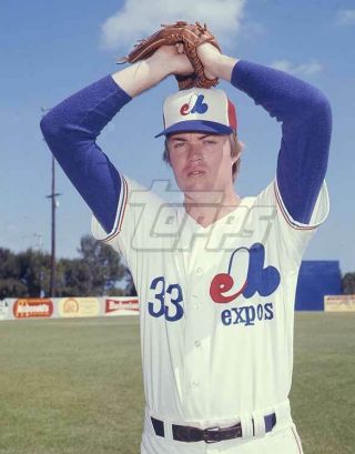 1976 Topps Baseball Color Negative.  Chip Lang Expos