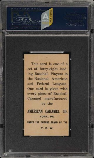 1915 E106 American Caramel Honus Wagner BATTING PSA 5 EX (PWCC - A) 2
