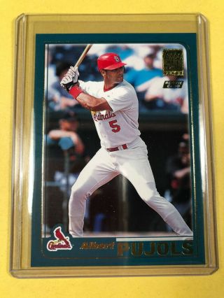 2001 Topps Traded & Rookies T247 Albert Pujols St.  Louis Cardinals