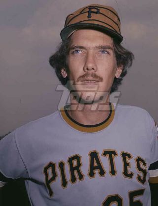 1976 Topps Baseball Color Negative.  Bruce Kinson Pirates
