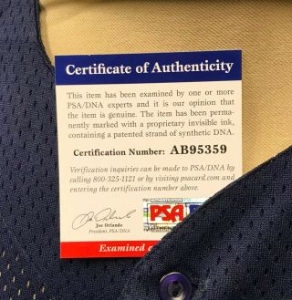 Ken Griffey Jr 24 Signed Mariners Jersey Autographed Sz XL PSA/DNA AUTO HOF 3