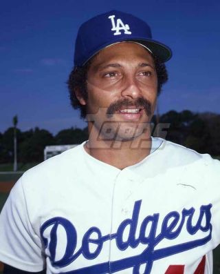 1984 Topps Baseball Color Negative.  Ken Landreaux Dodgers