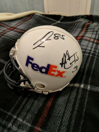 Antonio Gates & Antonio Cromartie Autographed San Diego Chargers Mini Helmet