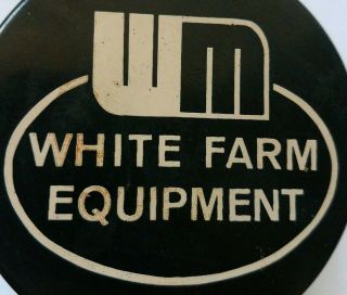 WHITE FARM EQUIPMENT RARE OFFICIAL MADE IN CZECHOSLOVAKIA HOCKEY PUCK 4