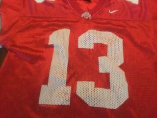 Ohio State Buckeyes 13 Nike Football Jersey Youth Large Boys Red Kids 2