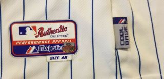 Chicago cubs 2001 gu jersey geovany soto majetic ron santo patch steiner mlb 3