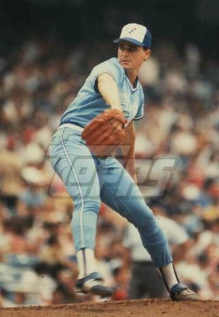 1987 Topps Sticker Baseball Card Final Color Negative Jimmy Key Blue Jays