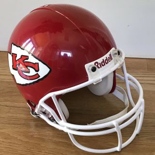 Kansas City Chiefs Nfl Riddell Proline Full Size Authentic Football Helmet