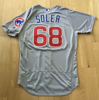 Jorge Soler 2016 Game Issued Chicago Cubs Jersey Worn Rare World Series