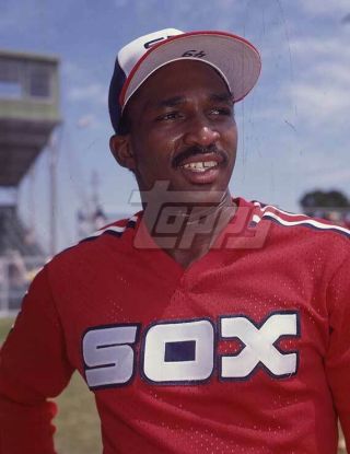 1986 Topps Baseball Card Final Color Negative Al Jones White Sox