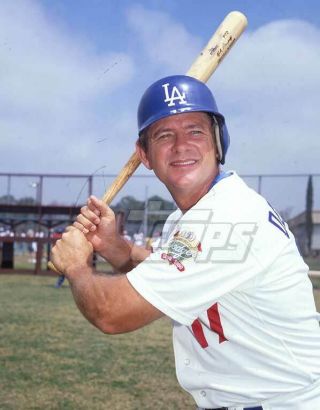 1988 Topps Baseball Color Negative.  Rick Dempsey Dodgers