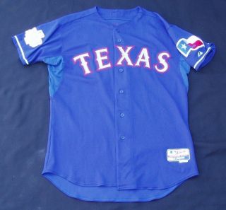 2011 Texas Rangers World Series Game Worn Jersey - Photo Matched,  Mlb Auth