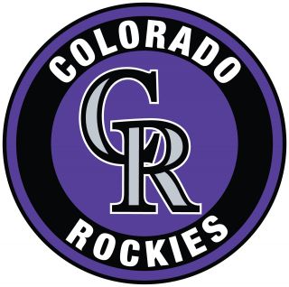 Colorado Rockies Circle Logo Vinyl Decal / Sticker 5 Sizes