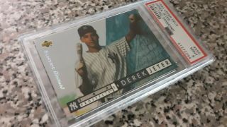 Psa 9 1994 Upper Deck Derek Jeter 550 - - Electric Diamond - - Yankees