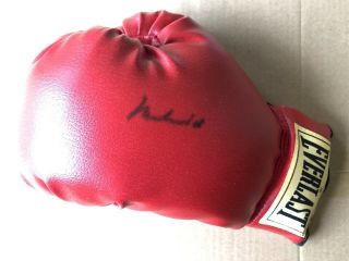 Muhammad Ali Signed Full Size Everlast Boxing Glove With Display Case & 3