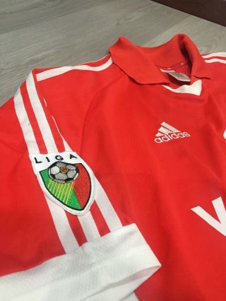 SL Benfica SLB Portugal Match Worn Shirt Jersey Maillot Adidas 7 Andersson Rare 4