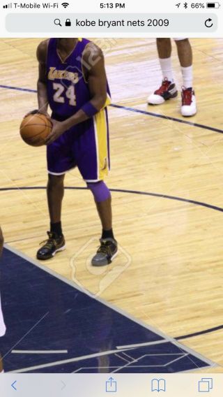 Kobe Bryant Game Worn Shoes Photomatched