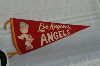 Vintage Los Angeles Angels Pennant (middle 60 