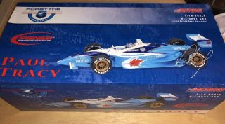 2003 Paul Tracy Lola Cosworth Action 1/18 W/ Signed Visor Cart Champ Car Indy 2