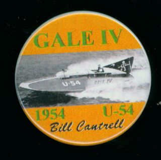 Gale Iv Bill Cantrell Hydroplane 1954 Regatta Boat Racing Race Speed Power