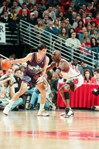 Ld31 - 13 Nba 1998 Chicago Bulls Utah Jazz Stockton Jordan (75) Orig 35mm Negatives