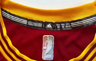LeBron James 23 Cleveland Cavaliers Adidas Finals Men’s Medium Jersey 4