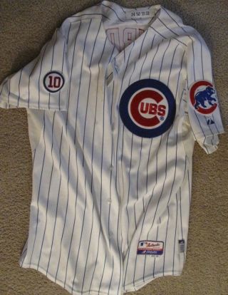 Chicago Cubs Game Worn Jersey From 2011 Steiner Authentication