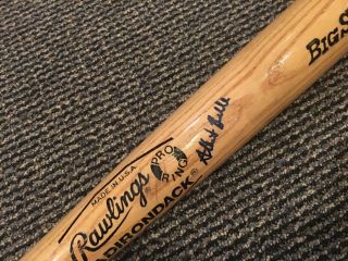 Albert Belle Cleveland Indians Signed Full Size Baseball Bat