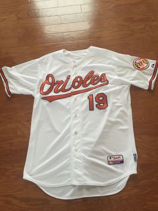 Chris Davis Baltimore Orioles Team Issued 2015 Home Jersey