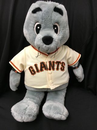 Lou Seal Sf San Francisco Giants Mascot Plush Build A Bear 18 Inches Tall