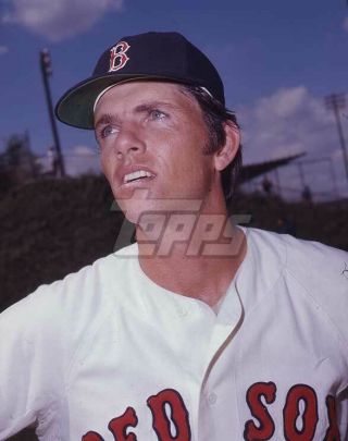 1973 Topps Baseball Card Final Color Negative Bill Lee Red Sox