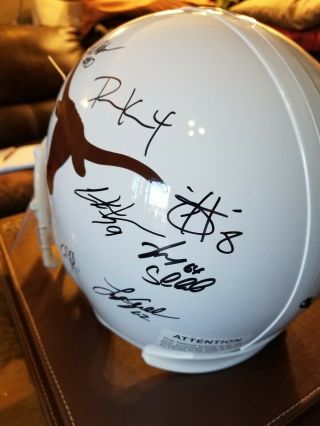 Texas Longhorns Team Signed Helmet 2005 National Championship