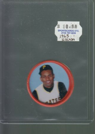 1963 Salada Tea Junket All Star Coin 23 Roberto Clemente Pirates Hall Of Fame