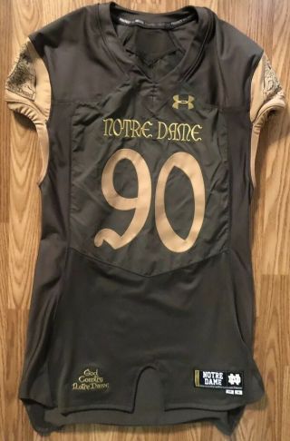 Notre Dame 2016 Shamrock Series Game Jersey 90 Isaac Rochell Nfl Chargers