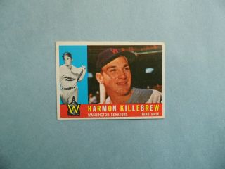 Harmon Killebrew 1960 Topps Card - No.  210 - Ex