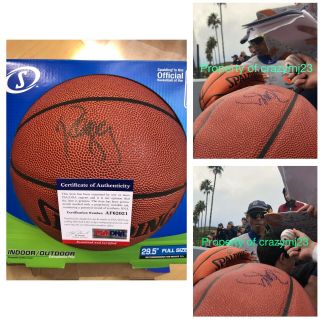 Reggie Miller Signed Nba Basketball Indiana Pacers Autograph Auto Proof Psa