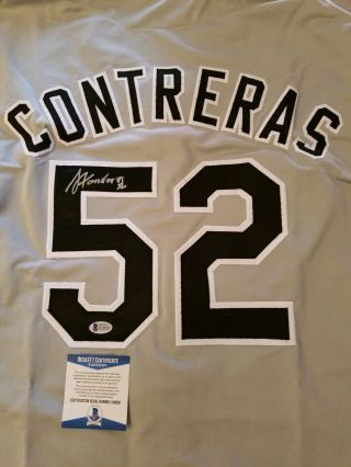 Jose Contreras Signed Chicago White Sox Jersey W/ Beckett