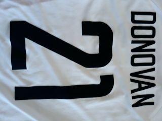 2002 world Cup Nike Usa soccer Jersey Landon Donovan 21 White Mens XL 3