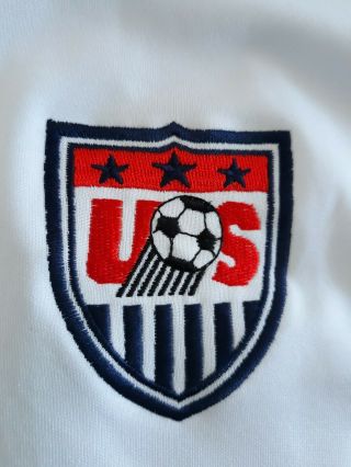2002 world Cup Nike Usa soccer Jersey Landon Donovan 21 White Mens XL 6