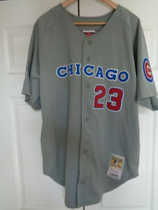 Authentic Mitchell And Ness 1990 Chicago Cubs Ryne Sandberg Jersey - 48/xl