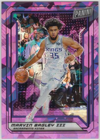 Marvin Bagley Iii 2019 Panini National Nscc Vip Gold Pack Cracked Ice /99 Kings