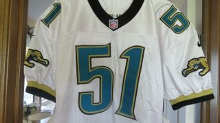 Kevin Hardy Jacksonville Jaguars Authentic Game Issued Jersey Sz 48